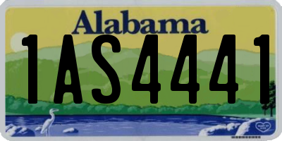 AL license plate 1AS4441