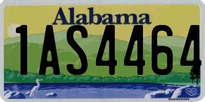 AL license plate 1AS4464
