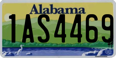 AL license plate 1AS4469