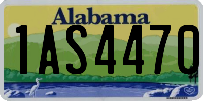 AL license plate 1AS4470