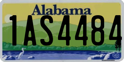 AL license plate 1AS4484
