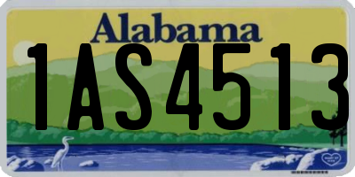AL license plate 1AS4513