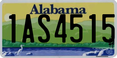 AL license plate 1AS4515