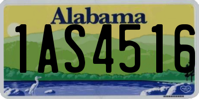 AL license plate 1AS4516