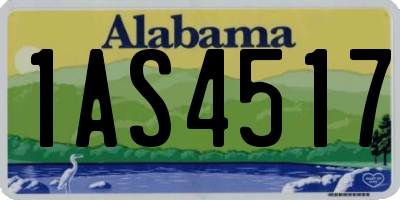AL license plate 1AS4517
