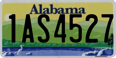 AL license plate 1AS4527