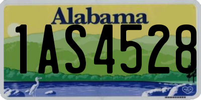 AL license plate 1AS4528