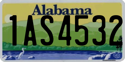 AL license plate 1AS4532