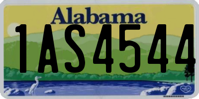 AL license plate 1AS4544