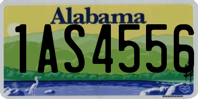 AL license plate 1AS4556