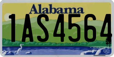 AL license plate 1AS4564