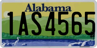 AL license plate 1AS4565