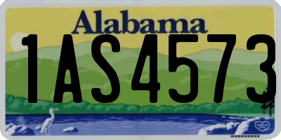 AL license plate 1AS4573