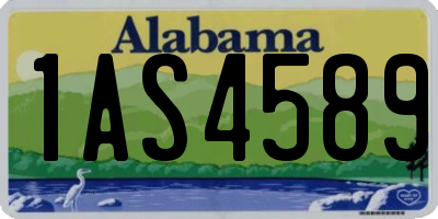 AL license plate 1AS4589