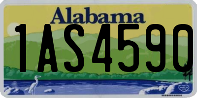 AL license plate 1AS4590