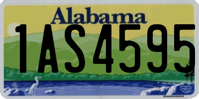 AL license plate 1AS4595
