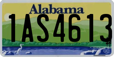 AL license plate 1AS4613