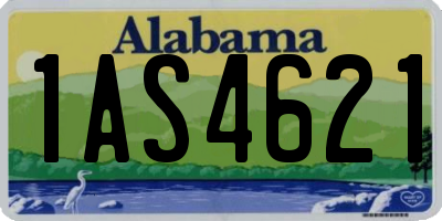 AL license plate 1AS4621