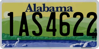 AL license plate 1AS4622