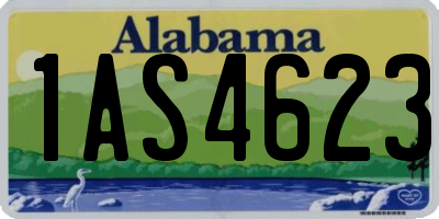 AL license plate 1AS4623