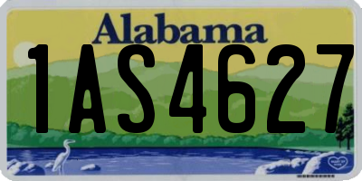 AL license plate 1AS4627