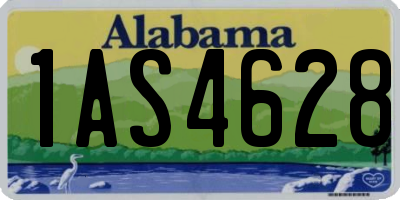 AL license plate 1AS4628