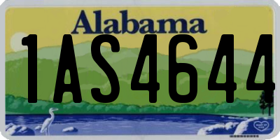 AL license plate 1AS4644