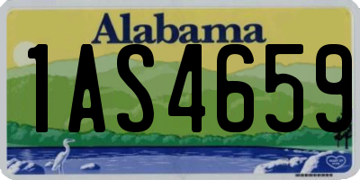AL license plate 1AS4659