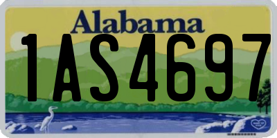 AL license plate 1AS4697