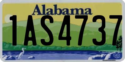 AL license plate 1AS4737