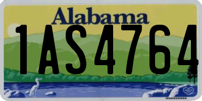 AL license plate 1AS4764