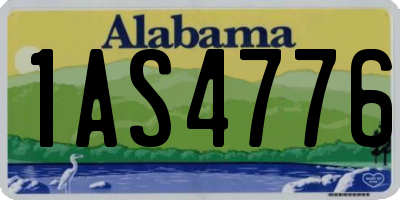AL license plate 1AS4776