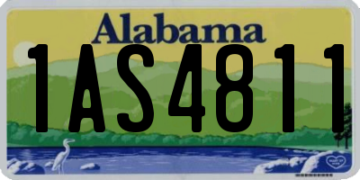 AL license plate 1AS4811