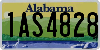 AL license plate 1AS4828