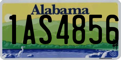 AL license plate 1AS4856