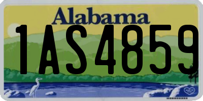 AL license plate 1AS4859