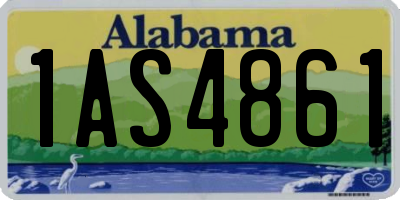 AL license plate 1AS4861