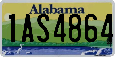 AL license plate 1AS4864