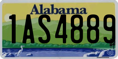 AL license plate 1AS4889