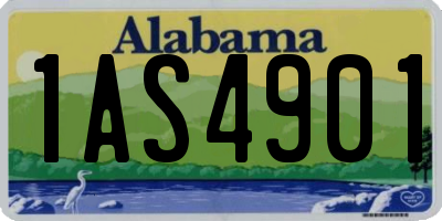 AL license plate 1AS4901