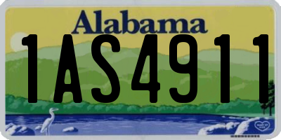 AL license plate 1AS4911
