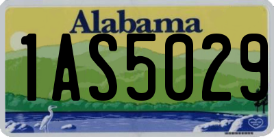 AL license plate 1AS5029