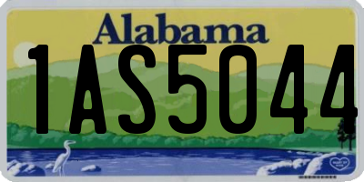 AL license plate 1AS5044