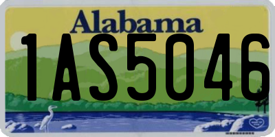 AL license plate 1AS5046