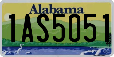 AL license plate 1AS5051