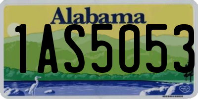 AL license plate 1AS5053
