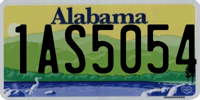 AL license plate 1AS5054