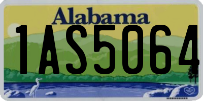 AL license plate 1AS5064