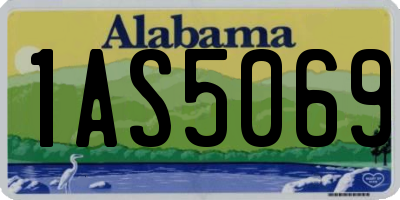 AL license plate 1AS5069