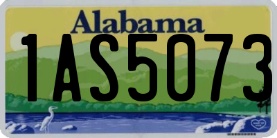 AL license plate 1AS5073